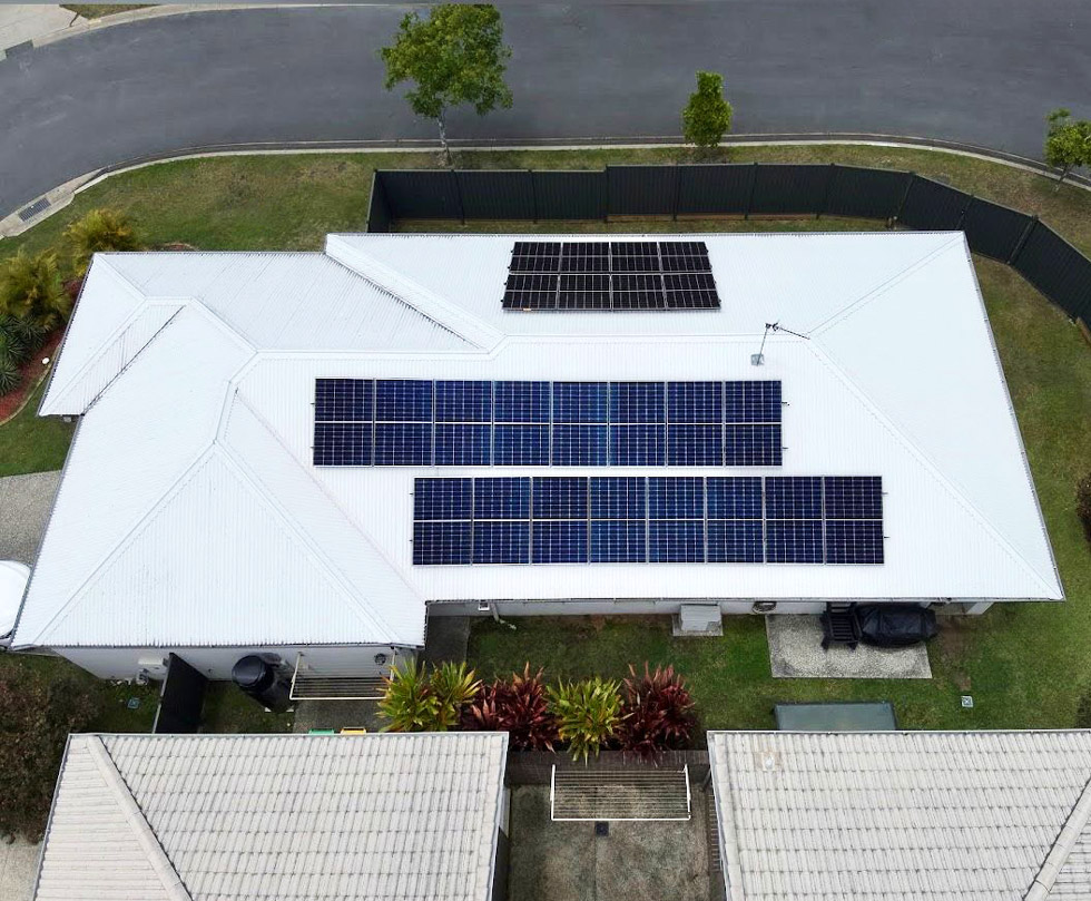 SGS Electrical fitted solar panels in Ashmore area of the Gold Coast