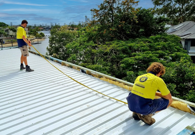 SGS Electrical installing Solar panels in Ashmore